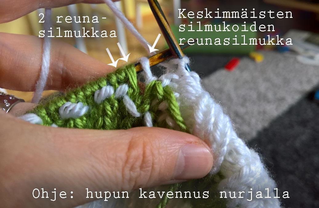 Hupun kavennusohje nurjalla puolella